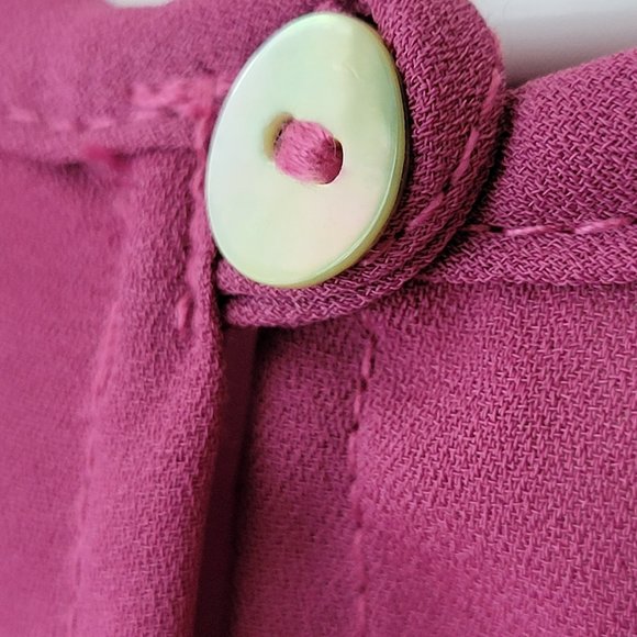 🌟 NWT B COLLECTION BY BOBEAU Remarkable Color Drenched Orchid Blouse Size S - Picture 7 of 9